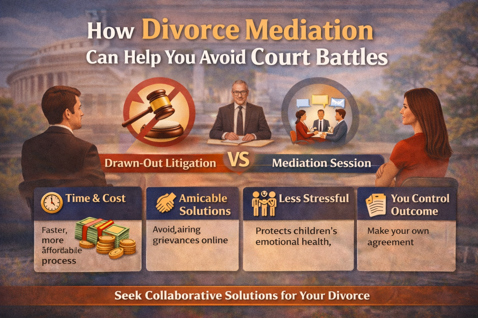 How Divorce Mediation Helps You Avoid Court Battles
