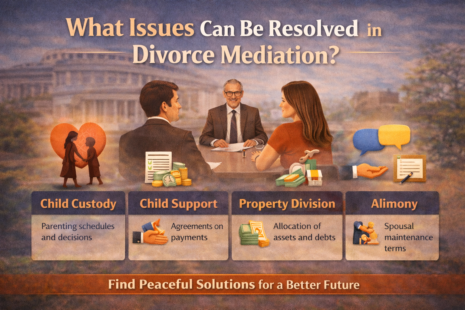 What Issues Can Be Resolved in Divorce Mediation?