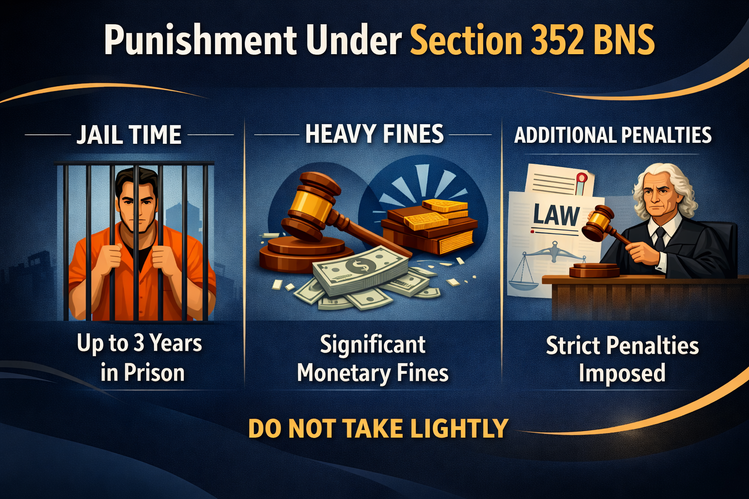 Punishment Under Section 352 BNS