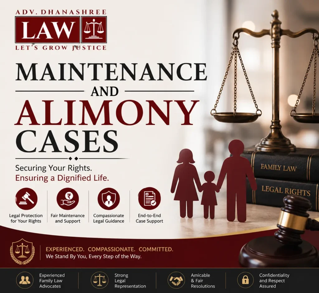 Maintenance and Alimony Cases